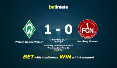 Soi kèo Werder Bremen vs Nurnberg Nữ, tỷ lệ và tip cá cược 03/02/2024