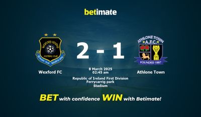 Dự đoán, Tỷ lệ cược & Mẹo cá cược Wexford FC vs Athlone Town 03/07/2025
