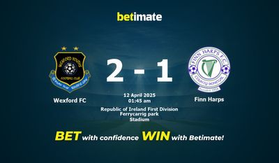 Dự đoán, Tỷ lệ cược & Mẹo cá cược Wexford FC vs Finn Harps 04/11/2025