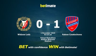 Soi kèo Widzew Lodz vs Rakow Czestochowa, Tỷ lệ & Mẹo cá cược 30/11/2024