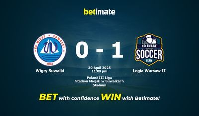 Dự đoán Wigry Suwalki vs Legia Warsaw II, tỷ lệ và tip cá cược 30/04/2025