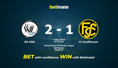 Dự đoán Wil 1900 vs FC Schaffhausen, Tỷ lệ cược & Mẹo cá cược 05/04/2025
