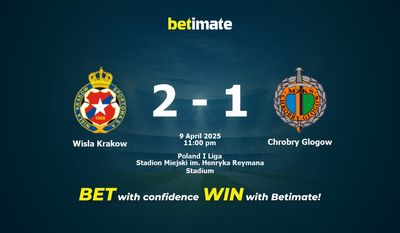 Dự đoán, Tỷ lệ cược & Mẹo cá cược Wisla Krakow vs Chrobry Glogow 04/09/2025