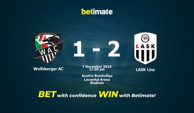 Wolfsberger AC vs LASK Linz Dự đoán, Tỷ lệ cược & Mẹo cá cược 12/07/2024