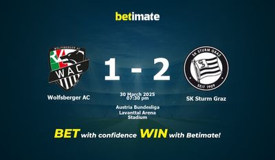 Wolfsberger AC vs SK Sturm Graz Dự đoán, Tỷ lệ cược & Mẹo cá cược 30/03/2025