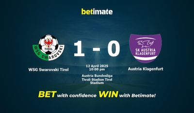 Dự đoán, Tỷ lệ cược & Mẹo cá cược WSG Swarovski Tirol vs Austria Klagenfurt 04/12/2025