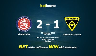 Dự đoán Wuppertaler vs Alemannia Aachen, tỷ lệ cá cược 02/12/2023