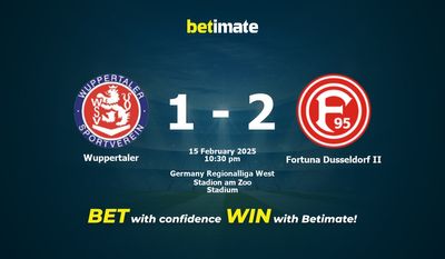 Dự đoán Wuppertaler vs Fortuna Dusseldorf II, tỷ lệ và tip cá cược 15/02/2025