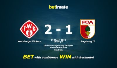 Dự đoán Wurzburger Kickers vs Augsburg II, Tỷ lệ cược & Mẹo cá cược 29/03/2025