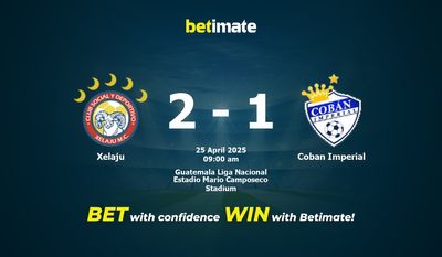 Dự đoán Xelaju vs Coban Imperial, Tỷ lệ cược & Mẹo cá cược 25/04/2025