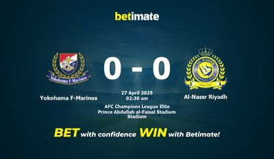 Soi kèo Yokohama F-Marinos vs Al-Nassr Riyadh, Tỷ lệ & Mẹo cá cược 26/04/2025