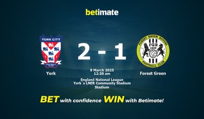 Dự đoán York vs Forest Green, Tỷ lệ cược & Mẹo cá cược 03/08/2025