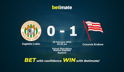 Soi kèo Zaglebie Lubin vs Cracovia Krakow, Tỷ lệ & Mẹo cá cược 18/02/2024