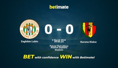 Zaglebie Lubin vs Korona Kielce Prediction, Odds & Betting Tips 03/03/2024
