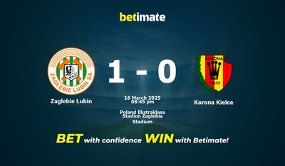 Soi kèo Zaglebie Lubin vs Korona Kielce, Tỷ lệ & Mẹo cá cược 16/03/2025