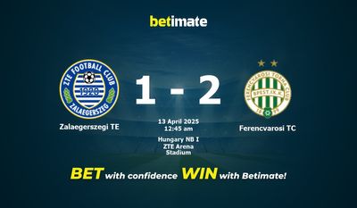 Dự đoán Zalaegerszegi TE vs Ferencvarosi TC, Tỷ lệ & Mẹo cá cược 12/04/2025
