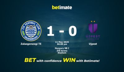 Dự đoán Zalaegerszegi TE vs Ujpest, Tỷ lệ & Mẹo cá cược 11/05/2025