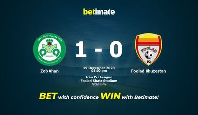 Soi kèo Zob Ahan vs Foolad Khuzestan Mẹo cá cược 19/12/2023