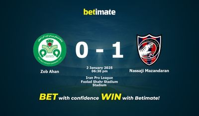 Soi kèo Zob Ahan vs Nassaji Mazandaran, Tỷ lệ & Mẹo cá cược 02/01/2025