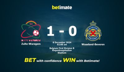 Soi kèo Zulte-Waregem vs Waasland-Beveren, Tỷ lệ & Mẹo cá cược 07/12/2024