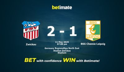 Soi kèo Zwickau vs BSG Chemie Leipzig, tỷ lệ và tip cá cược 11/05/2025