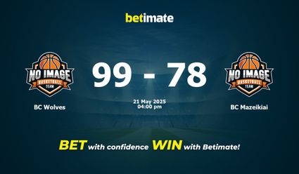 BC Wolves vs BC Mazeikiai Basketball Prediction, Odds & Betting Tips 05/21/2025