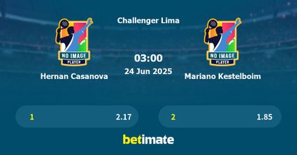 Hernan Casanova vs Mariano Kestelboim Prediction, Tennis Odds & Betting Tips 24/06/2025