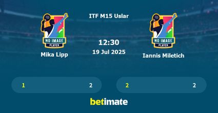 Mika Lipp vs Iannis Miletich Prediction, Tennis Odds & Betting Tips 19/07/2025
